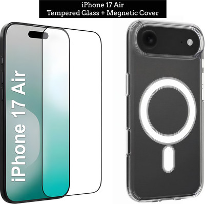 EITANSHA CREATION Edge To Edge Tempered Glass for iPhone 17 Air, Apple iPhone 17 Air, Apple iPhone 17 Air Back Cover, iPhone 17 Air Back Cover(Pack of 1)