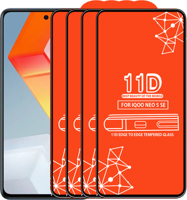 Roxel Edge To Edge Tempered Glass for Iqoo Neo 5 Se(Pack of 4)