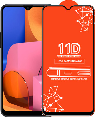 Qyist Edge To Edge Tempered Glass for Samsung Galaxy A20S(Pack of 1)