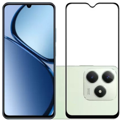ECMERED Edge To Edge Tempered Glass for Realme C63(Pack of 1)