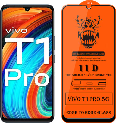 Forego Edge To Edge Tempered Glass for Vivo T1 Pro 5G(Pack of 1)
