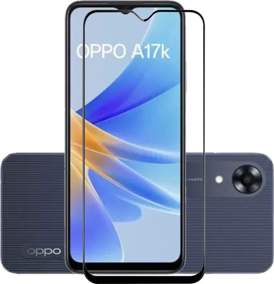 Chronic Edge To Edge Tempered Glass for OPPO A17K(Pack of 1)