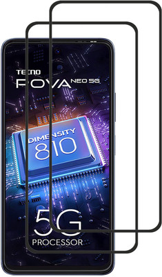 INFINITYWORLD Edge To Edge Tempered Glass for Tecno Pova Neo 5G(Pack of 2)