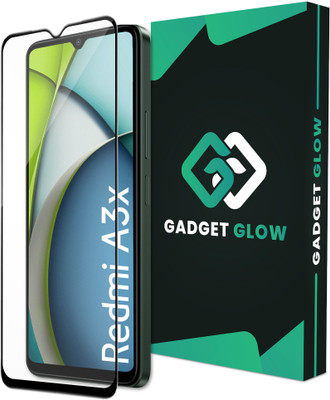 Gadget Glow Edge To Edge Tempered Glass for Redmi A3x 5G, Redmi A3x, Redmi A3 5G, Poco C61(Pack of 1)