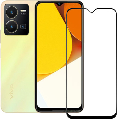 AKSHUD Edge To Edge Tempered Glass for VIVO Y35, vivo y35(Pack of 1)