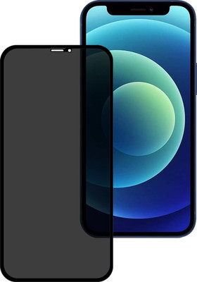 ISAAK Edge To Edge Tempered Glass for Apple iPhone 12 Mini Privacy Tempered Glass(Pack of 1)
