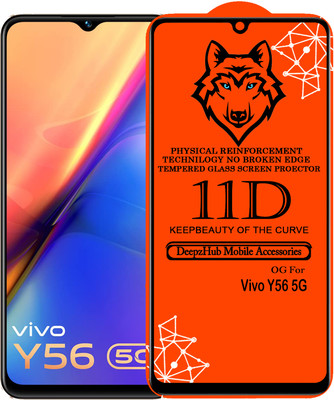 DeepzHub Edge To Edge Tempered Glass for Vivo Y56 5G(Pack of 1)