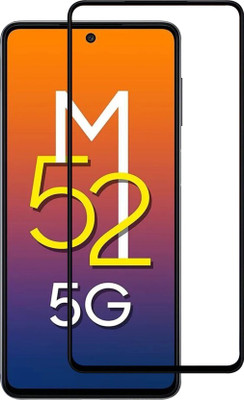 DMJHP Edge To Edge Tempered Glass for Samsung Galaxy M52 5G(Pack of 1)