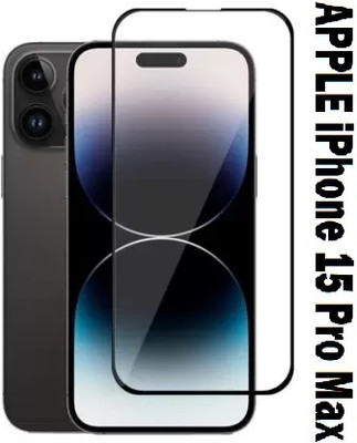 ASVALBUY Edge To Edge Tempered Glass for APPLE iPhone 15 Pro Max, iPhone 15 Pro Max(Pack of 1)