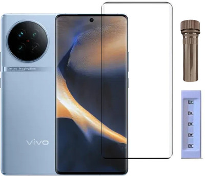 crixus Edge To Edge Tempered Glass for Vivo X90(Pack of 1)
