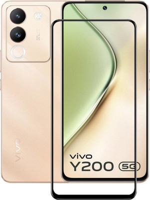 DMJHP Edge To Edge Tempered Glass for Vivo Y200(Pack of 1)