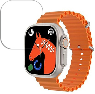 SOMTONE Edge To Edge Tempered Glass for T800 Ultra Smart Watch 1.83 inch SMARTWATCH SCREEN GUARD(Pack of 1)