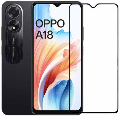 Expromium Edge To Edge Tempered Glass for Oppo A18(Pack of 1)