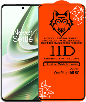 DeepzHub Edge To Edge Tempered Glass for OnePlus 10R 5G(Pack of 1)