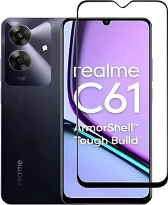 Chemforce Edge To Edge Tempered Glass for Realme C61, realme C61, Tempered Glass(Pack of 1)