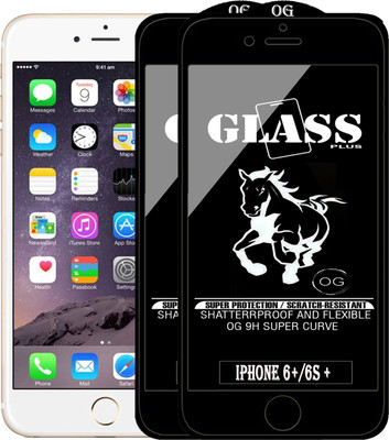 PFOAM Edge To Edge Tempered Glass for Apple iPhone 6 Plus(Pack of 2)