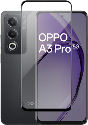 Fablue Edge To Edge Tempered Glass for OPPO A3 Pro 5G(Pack of 1)