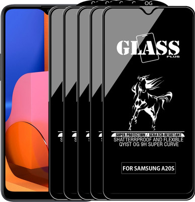 Qyist Edge To Edge Tempered Glass for SAMSUNG GALAXY A20S(Pack of 5)
