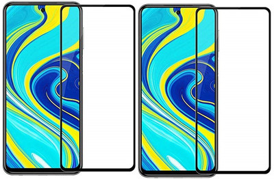 HRV Edge To Edge Tempered Glass for Redmi Mi Note 9S(Pack of 2)