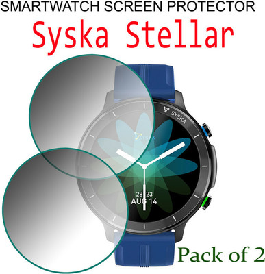 hirdesh Edge To Edge Tempered Glass for Syska Stellar(Pack of 2)