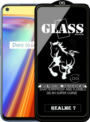 Rofix star Edge To Edge Tempered Glass for REALME 7(Pack of 1)