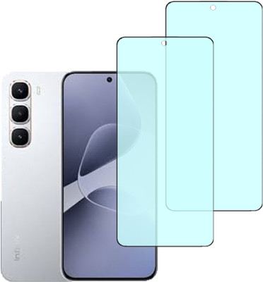 VAYUVAULT Edge To Edge Tempered Glass for Infinix Hot 60 Pro, Matte glass(Pack of 2)