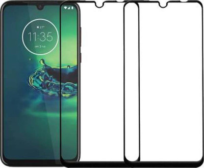 SRT Edge To Edge Tempered Glass for Motorola G8 Plus(Pack of 2)