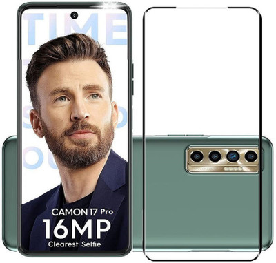 kentop Edge To Edge Tempered Glass for Tecno Camon 17 Pro(Pack of 1)