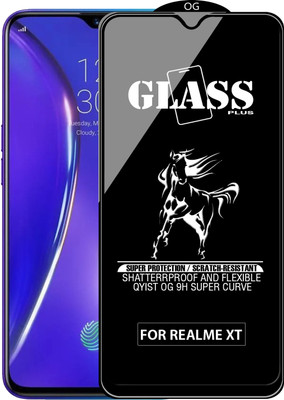 Qyist Edge To Edge Tempered Glass for Realme XT(Pack of 1)