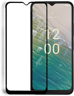 Knotyy Edge To Edge Tempered Glass for Nokia C32(Pack of 1)