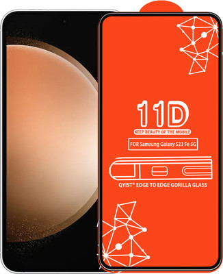 Qyist Edge To Edge Tempered Glass for Samsung Galaxy S23 Fe 5G(Pack of 1)