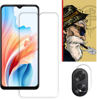 SOMTONE Edge To Edge Tempered Glass for Oppo A18 4G Tempered Glass Screen Protector | Anti-Scratch | Edge to Edge Full Coverage | 9H Hardness ( 1 FRONT SCREEN GUARD + 1 CAMERA LENS PROTECTOR + 1 FREE BACK EMBOSSED SKIN001 )(Pack of 1) SOMTONE Edge To Edge Tempered Glass for Oppo A18 4G Tempered Glass Screen Protector | Anti-Scratch | Edge to Edge Full Coverage | 9H Hardness ( 1 FRONT SCREEN GUARD + 1 CAMERA LENS PROTECTOR + 1 FREE BACK EMBOSSED SKIN001 )(Pack of 1)