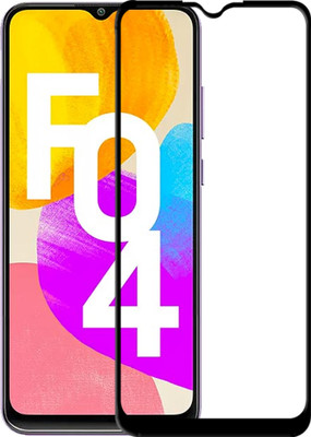 HUPSHY Edge To Edge Tempered Glass for Samsung Galaxy F04(Pack of 1)