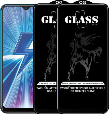 TWIGLO Edge To Edge Tempered Glass for VIVO Y12(Pack of 2)
