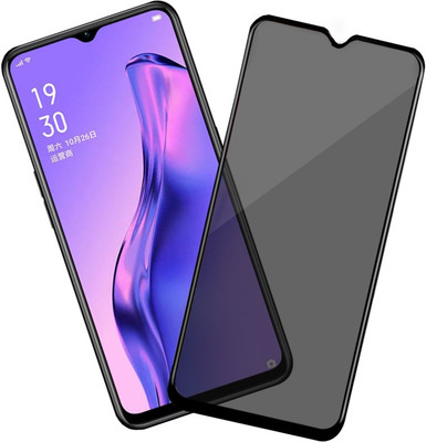 HUPSHY Edge To Edge Tempered Glass for Oppo A8(Pack of 1)