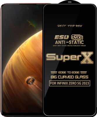 Qyist Edge To Edge Tempered Glass for INFINIX ZERO 5G 2023(Pack of 1)