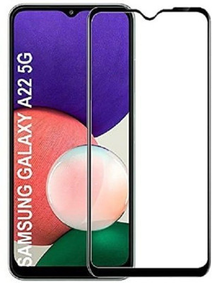 DMJHP Edge To Edge Tempered Glass for Samsung Galaxy A22 5G(Pack of 1)