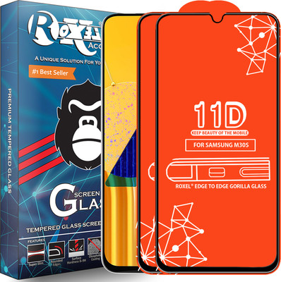 Roxel Edge To Edge Tempered Glass for Samsung Galaxy M30S(Pack of 2)