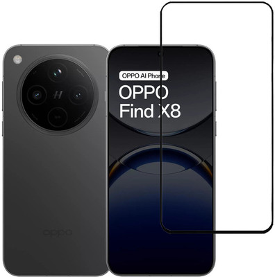 KARTRAY Edge To Edge Tempered Glass for Oppo Find X8 5G(Pack of 1)