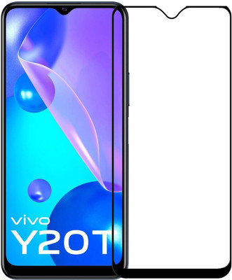 Karpine Edge To Edge Tempered Glass for Vivo Y3s, Vivo Y20T, Vivo Y12s 2021(Pack of 1)