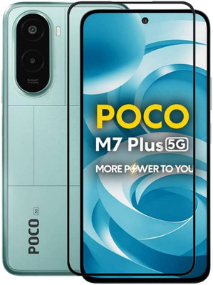 Flipkart SmartBuy Edge To Edge Tempered Glass for POCO M7 Plus 5G, poco M7 Plus 5G(Pack of 1)