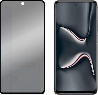 KARTRAY Edge To Edge Tempered Glass for Tecno Spark 8 Pro, Privacy Glass(Pack of 1)