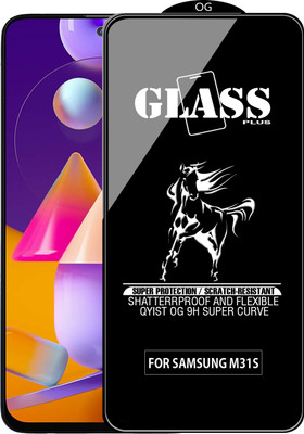 Qyist Edge To Edge Tempered Glass for SAMSUNG GALAXY M31S(Pack of 1)
