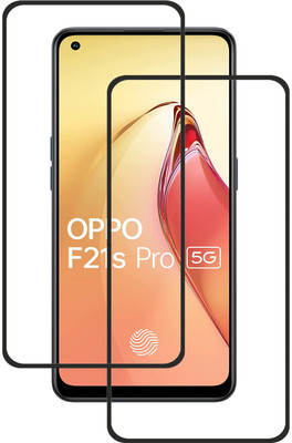INFINITYWORLD Edge To Edge Tempered Glass for Oppo F21s Pro 5G(Pack of 2)
