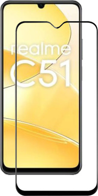SRT Edge To Edge Tempered Glass for Realme C51(Pack of 1)
