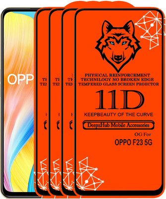 DeepzHub Edge To Edge Tempered Glass for OPPO F23 5G(Pack of 4)