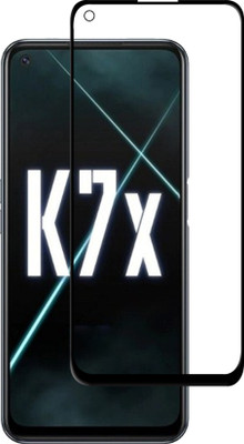 Flipkart SmartBuy Edge To Edge Tempered Glass for oppo k7x 5g(Pack of 1)