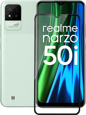 Flipkart SmartBuy Edge To Edge Tempered Glass for realme Narzo 50i(Pack of 1)