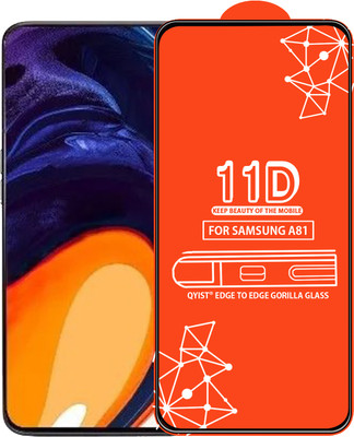 Qyist Edge To Edge Tempered Glass for Samsung A81(Pack of 1)