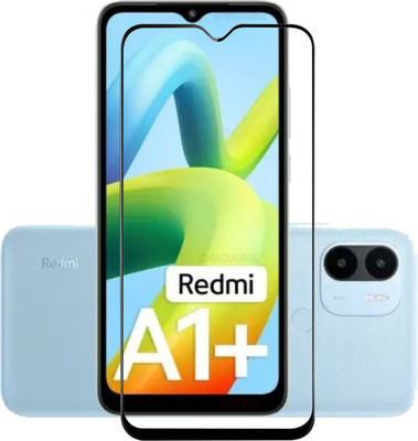 DSCASE Edge To Edge Tempered Glass for REDMI A1 PLUS, REDMI A1+(Pack of 1)
